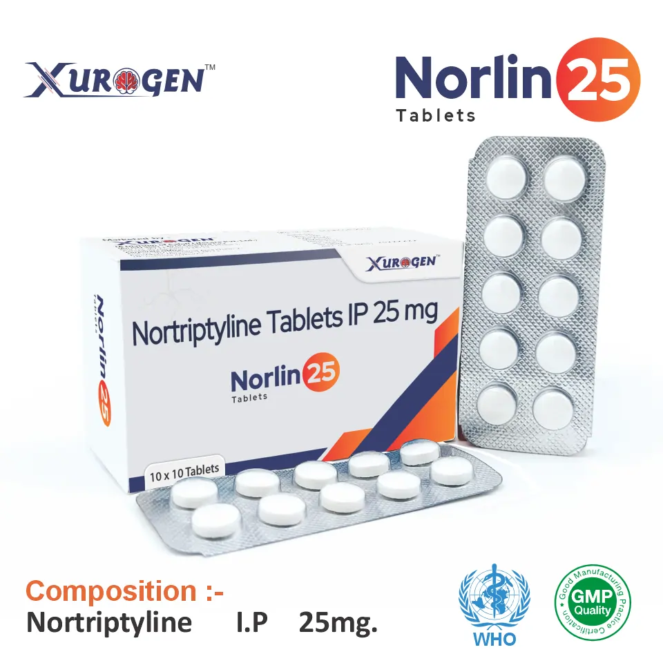 Nortriptyline 25mg Tablet PCD Pharma